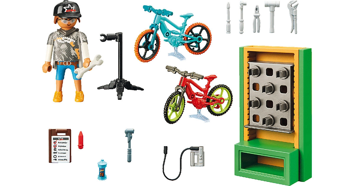 PLAYMOBIL® 70674 Geschenkset E-Bike-Werkstatt