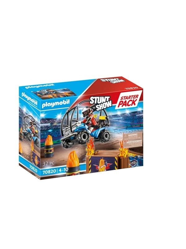 PLAYMOBIL® 70820 Starter Pack Stuntshow Quad mit Feuerrampe