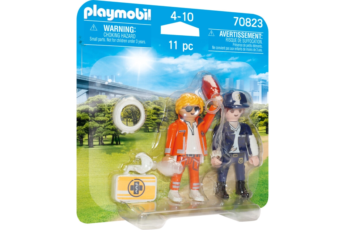 PLAYMOBIL® DuoPack Notarzt und Polizistin für 4-10 Jahren