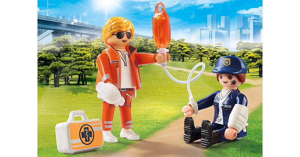 PLAYMOBIL® DuoPack Notarzt und Polizistin für 4-10 Jahren