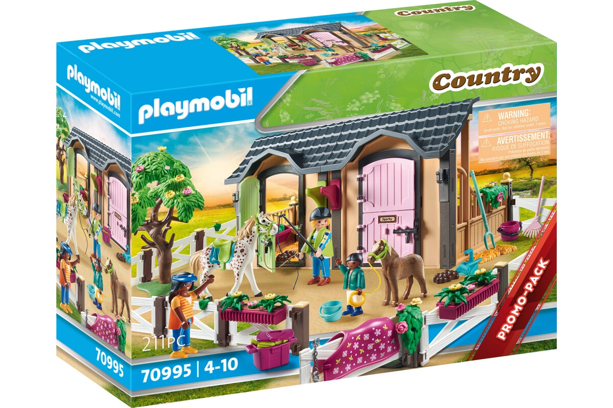 PLAYMOBIL® 70995 Reitunterricht mit Pferdeboxen