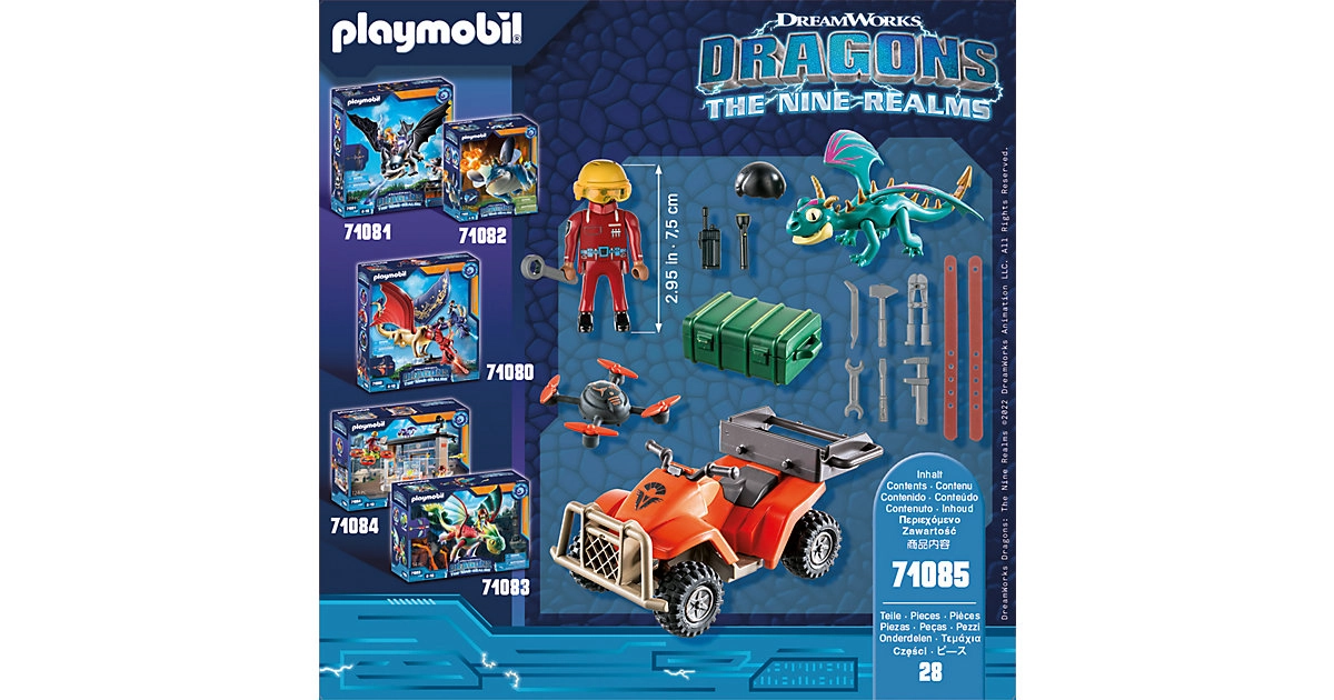 PLAYMOBIL® 71085 Dragons: The Nine Realms Icaris Quad & Phil