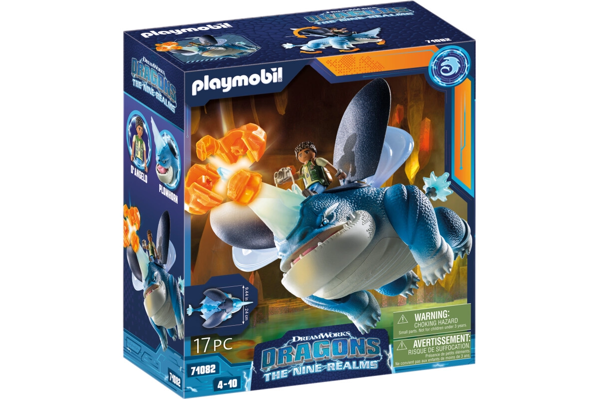 PLAYMOBIL® 71082 Dragons: The Nine Realms Plowhorn & D'Angelo