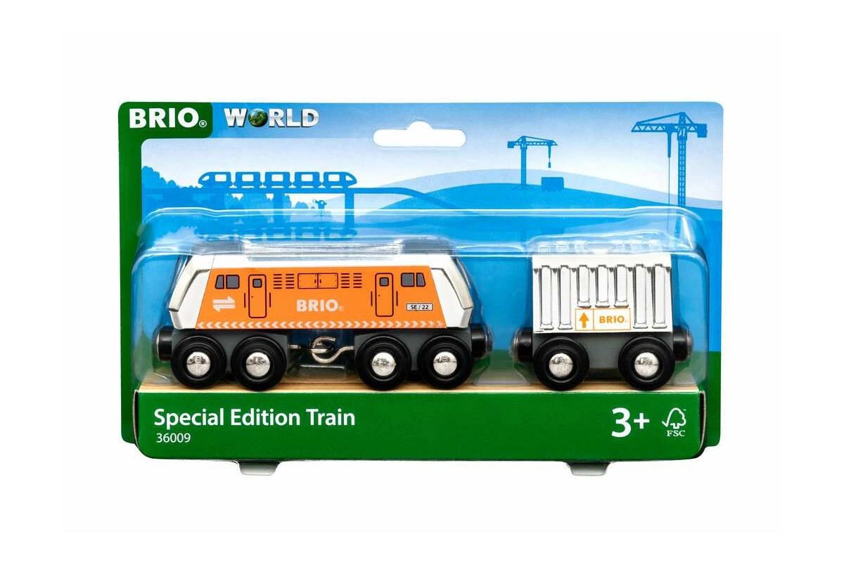 Ravensburger BRIO Große Frachtlok mit Waggon Spezial Edition 2022