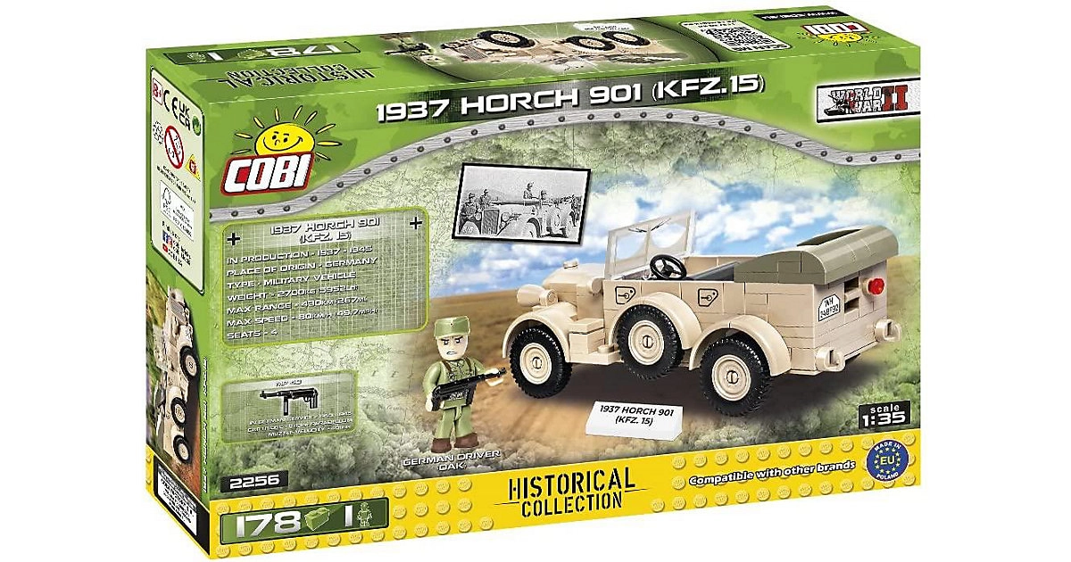 Cobi Historical Collection - 1937 Horch 901 (KFZ.15)