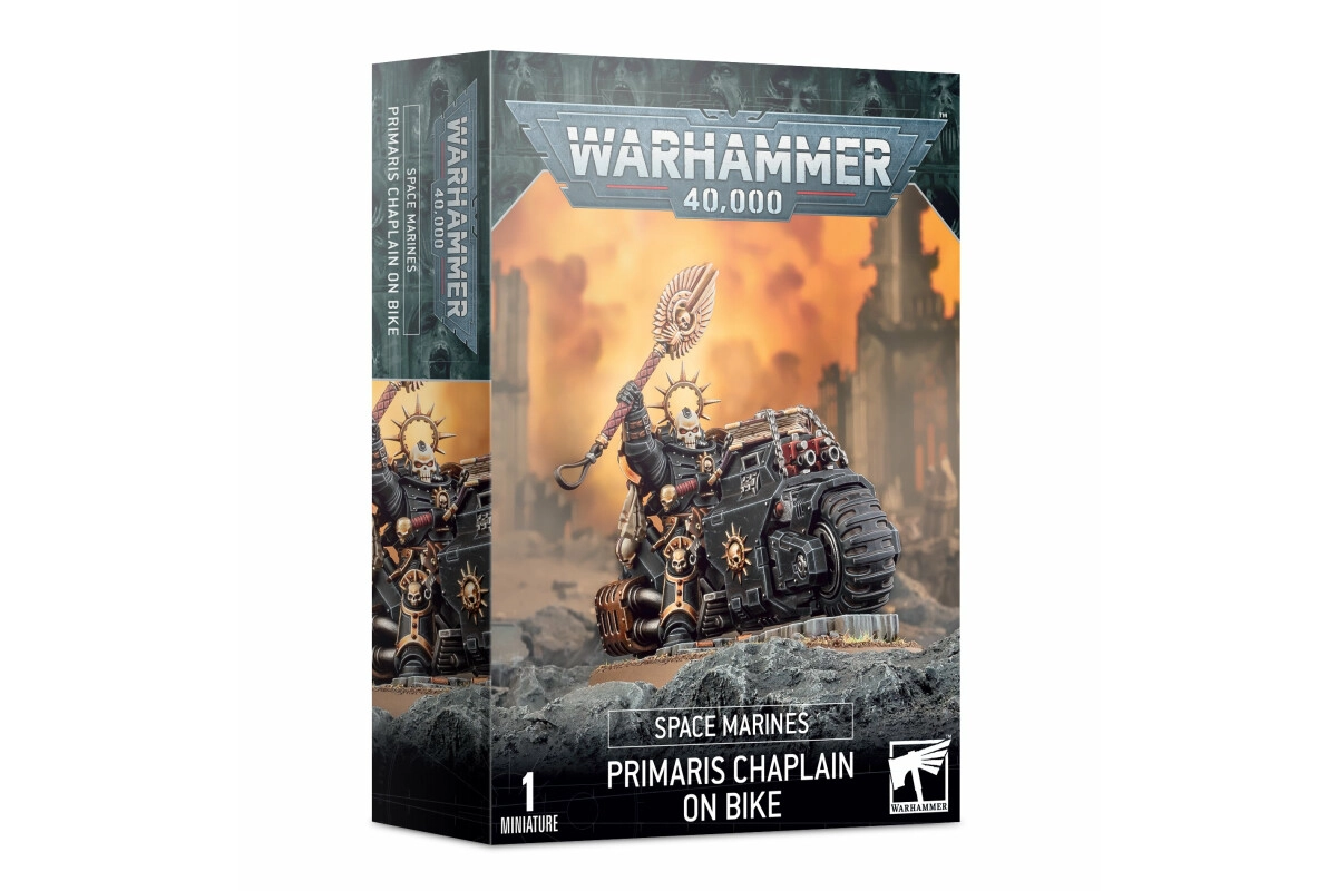 Warhammer 40,000 Primaris Ordenspriester auf Bike der Space Marines 48-31