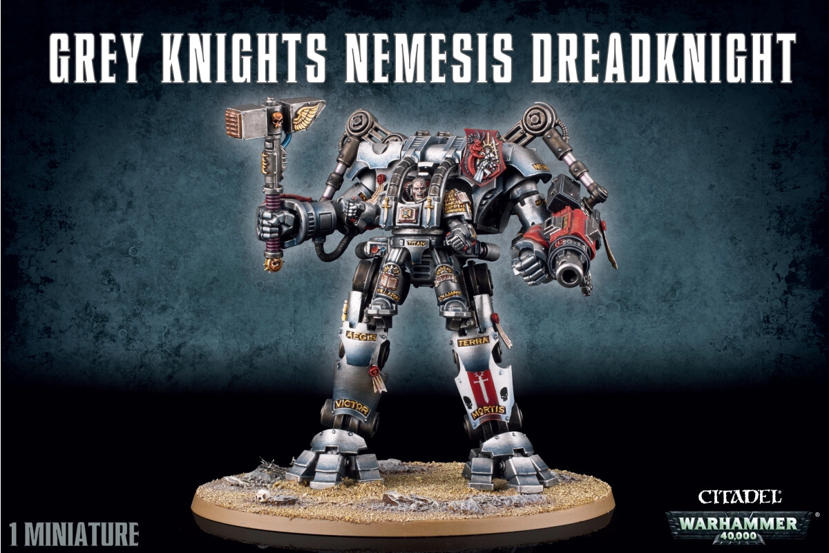 Warhammer 40,000 Grey Knights Nemesis Ritter Dreadknight 57-10