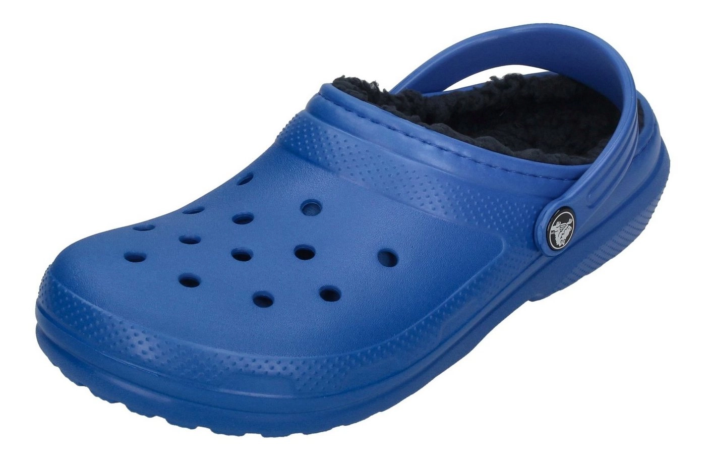 Crocs »Classic Lined Clog« Hausschuh Blue Bolt