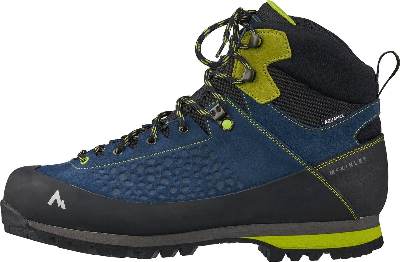 McKINLEY »He.-Trek-Stiefel Blackiston Mid AQX M Black/Yellow« Trekkingschuh