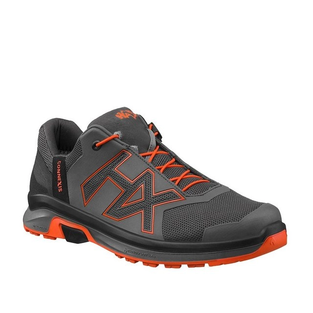 haix »CONNEXIS Go GTX low grey-orange - 8 (42)« Wanderschuh atmungsaktiv,wasserdicht