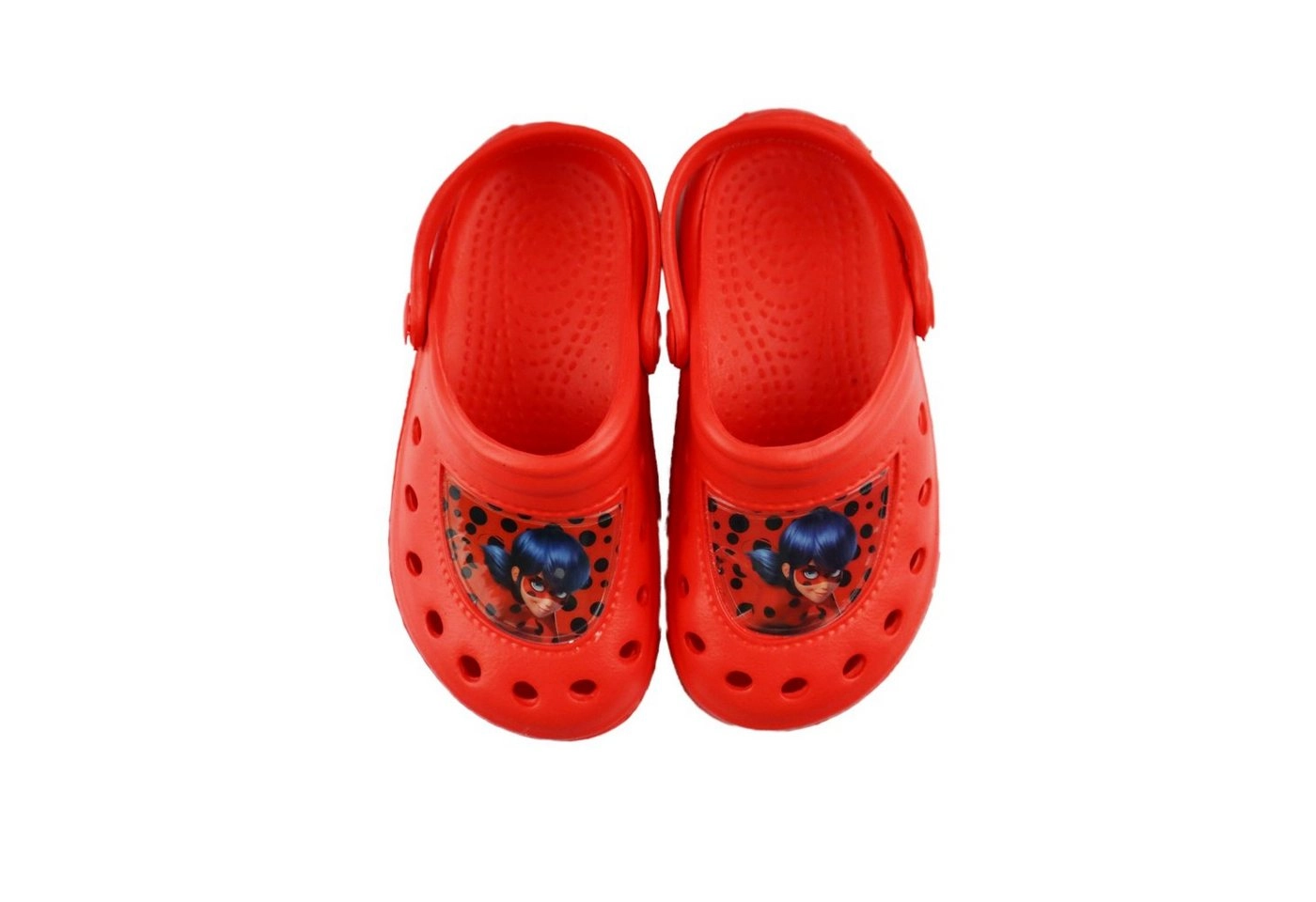 Miraculous - Ladybug »Mädchen Kinder Clogs« Clog Gr. 24 bis 31, Rot
