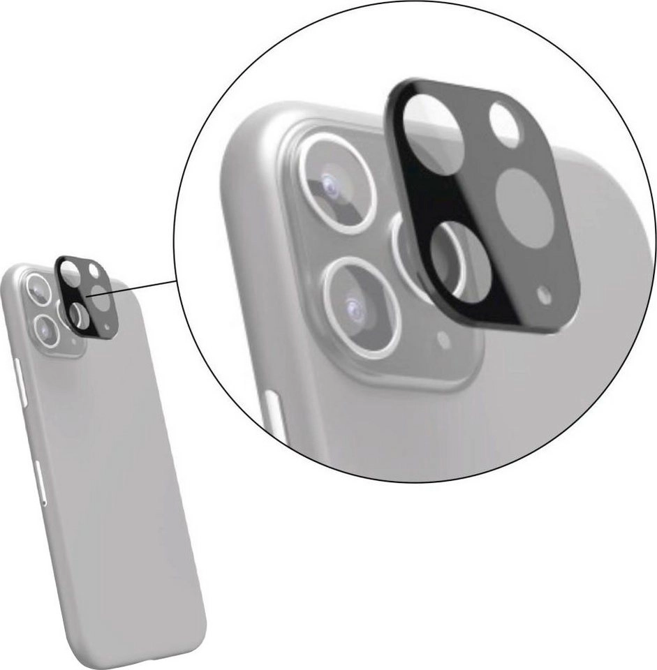 Hama »Kamera-Schutzglas für Apple iPhone 11 Pro/11 Pro Max Linsen-Schutzglas Schwarz« für Apple iPhone 11 Pro/11 Pro Max, Displayschutzglas