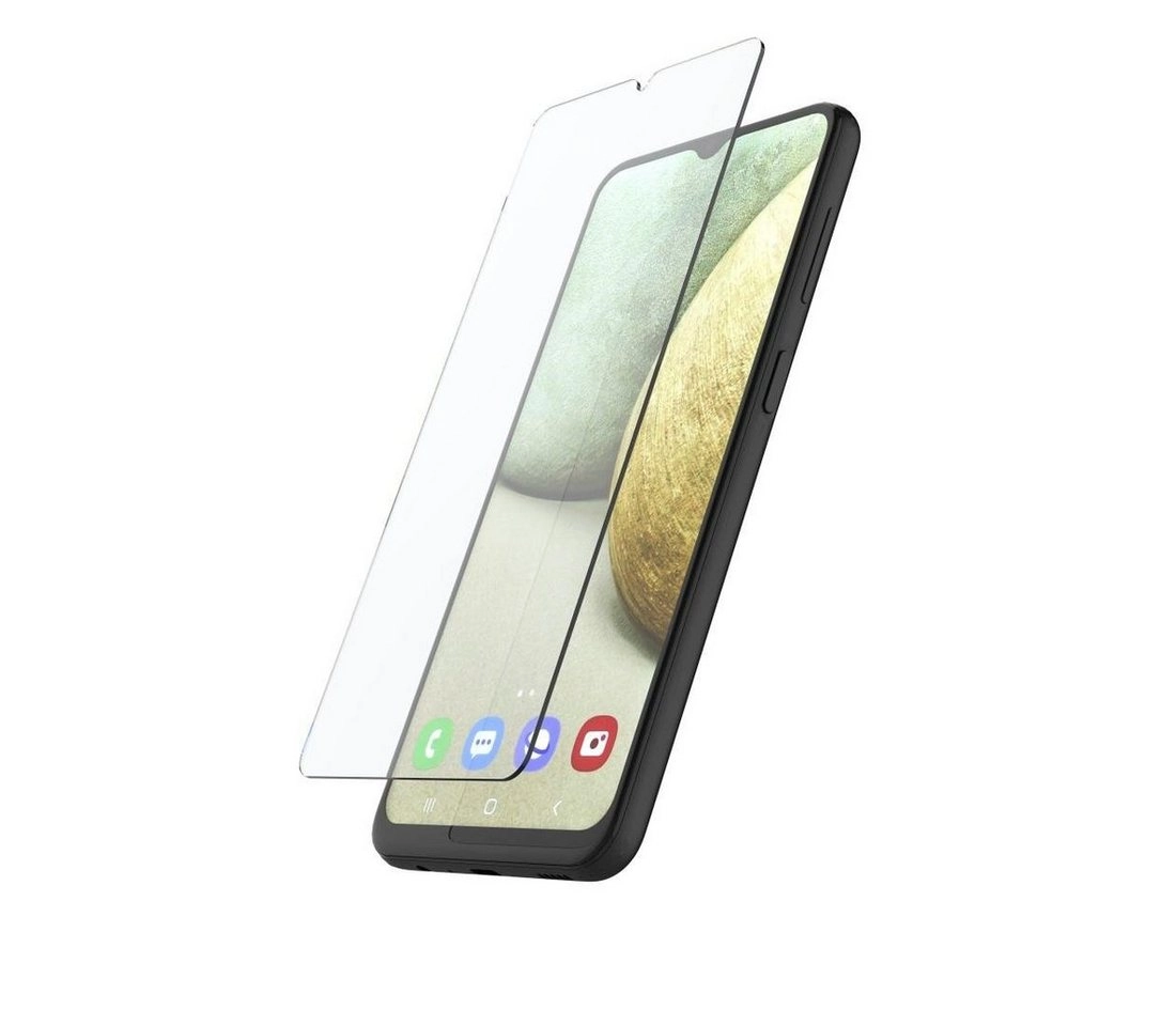 Hama »Echtglas-Displayschutz für Samsung Galaxy A12/A32 5G, "Premium Crystal Glass"«, Displayschutzglas, Easy-On®-Eco-Montagerahmen aus Pappe, Anti-Fingerabdruck-Beschichtung