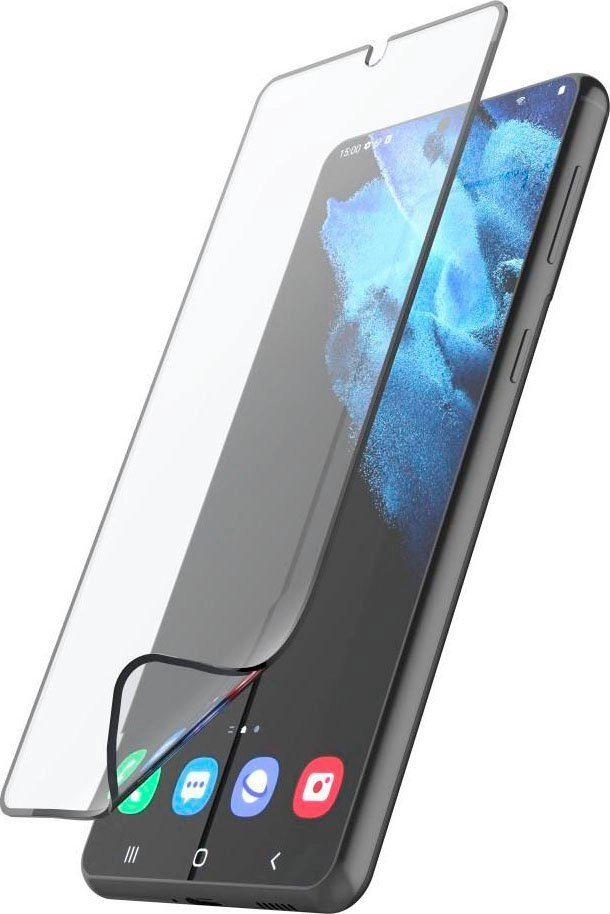 Hama »Displayschutz, Glas "Hiflex" für Samsung Galaxy S21 +, Displayschutzglas«, Displayschutzglas, Super-Fingerprint-Sensivity, Anti-Fingerabdruck-Beschichtung