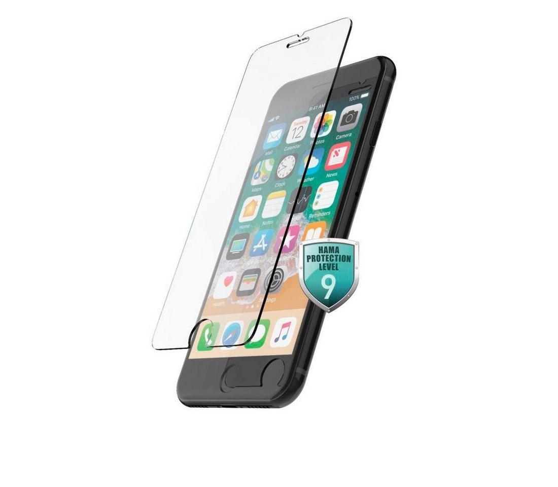 Hama »Echtglas-Displayschutz Apple iPhone 6/6s/7/8/SE 2020, Glas "Premium Crystal Glass"«, Displayschutzglas
