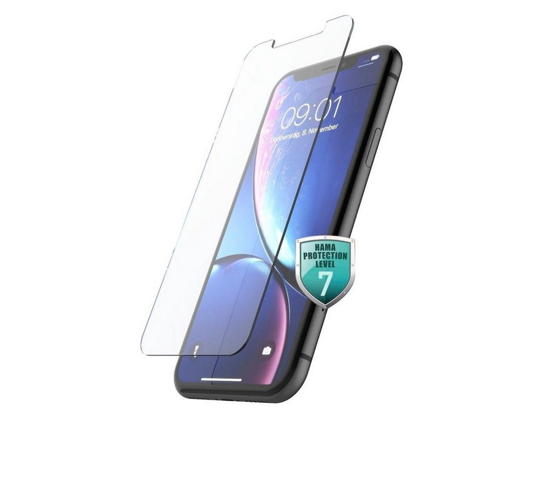 Hama »Schutzglas für Apple iPhone 11/XR Displayschutzglas«, Displayschutzglas, Härtegrad 9H, Schutzklasse 9 H Apple iPhone XR/11