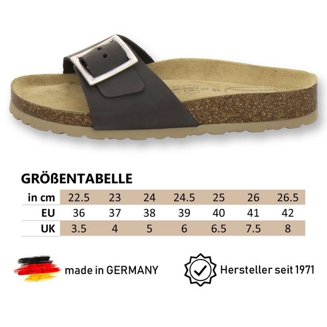 AFS-Schuhe »2112« Pantolette sommerliche Pantoletten für Damen aus Leder, Made in Germany