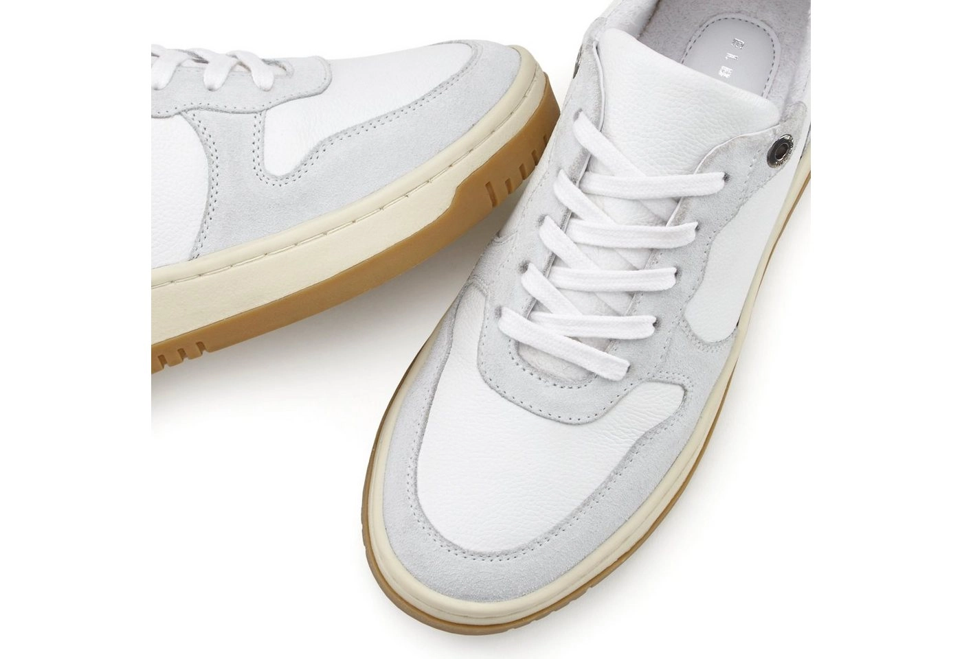 Elbsand Sneaker aus Leder mit weichem Frottee Innenfutter, herausnehmbare Einlegesohle