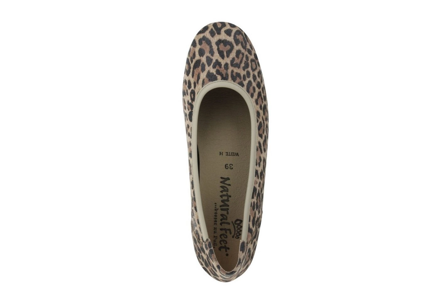 Natural Feet »Jasmin« Ballerina mit Leopardenprint