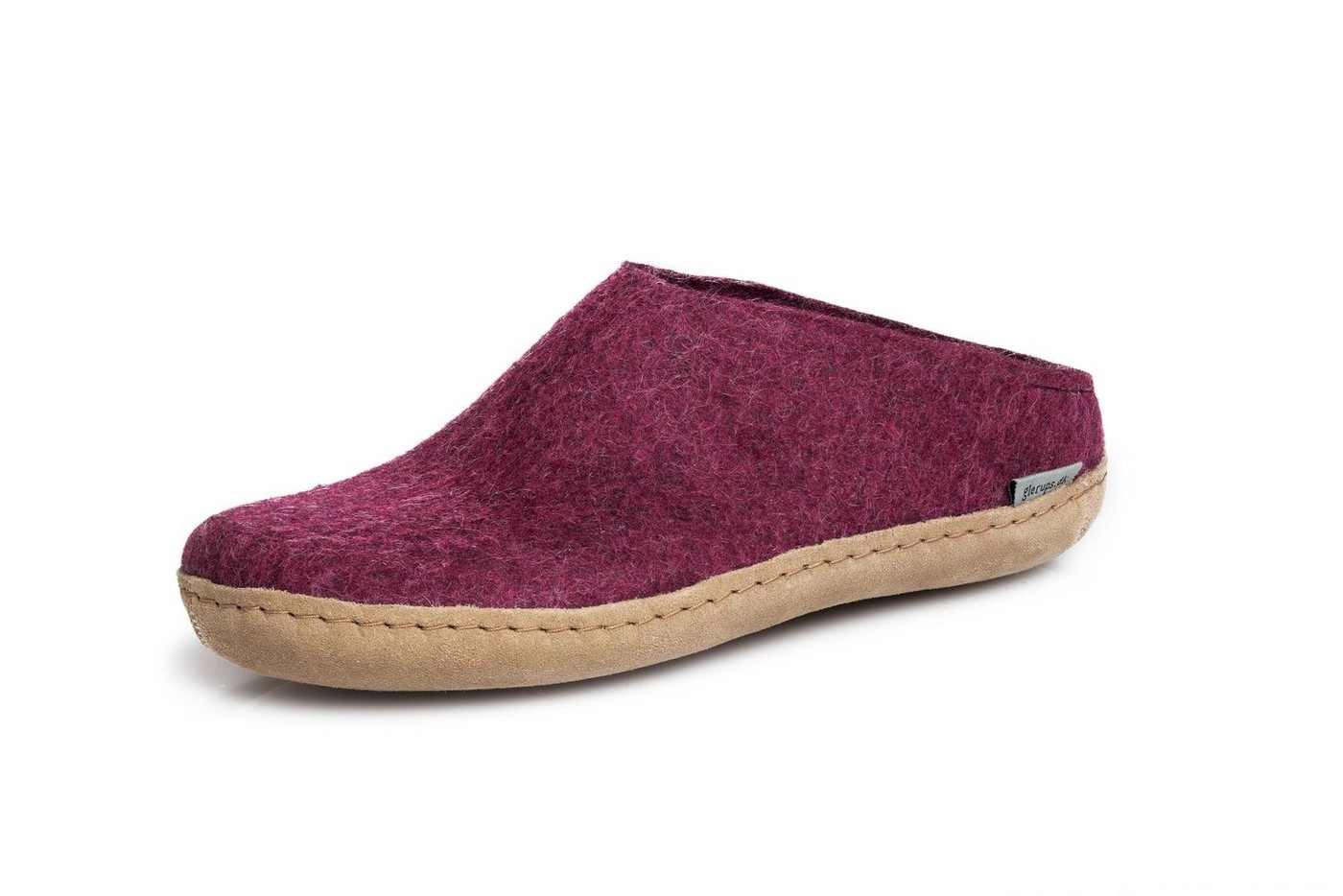 glerups dk »Slip on with leather sole« Pantoffel