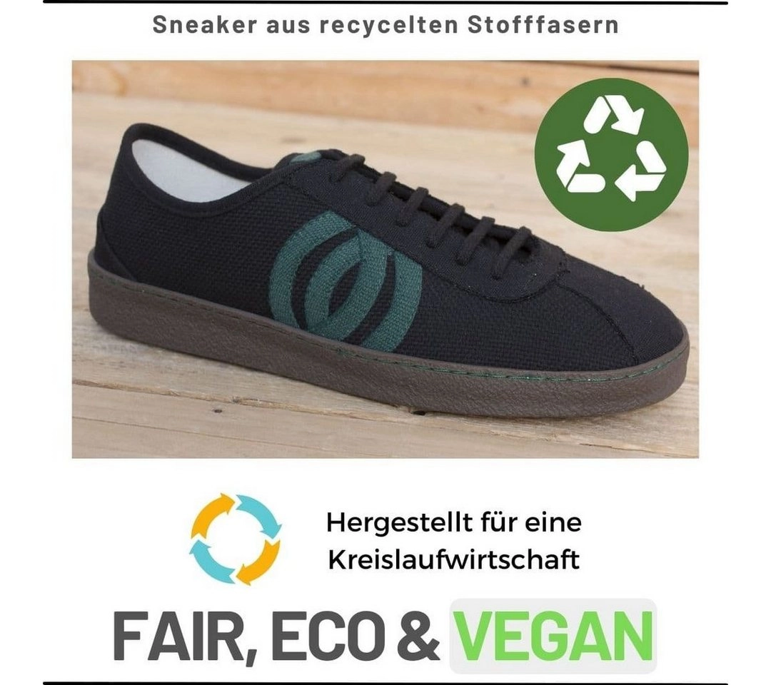 Vesica Piscis Footwear »Vesica Piscis Diogenes Sport Black« Sneaker Vegan, Recycelt & recycelbar