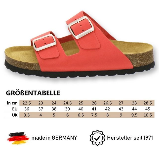 AFS-Schuhe »2100« Pantolette für Damen aus Leder mit Fussbett, Made in Germany