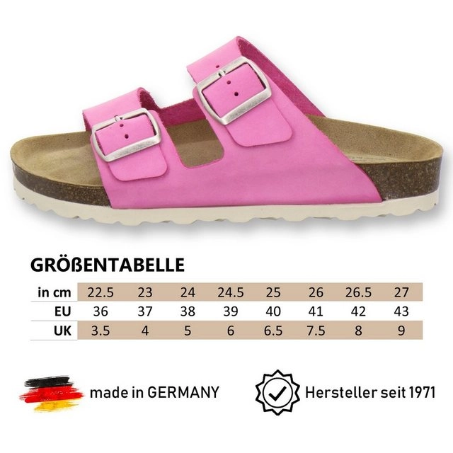 AFS-Schuhe »2100« Pantolette für Damen aus Leder mit Fussbett, Made in Germany