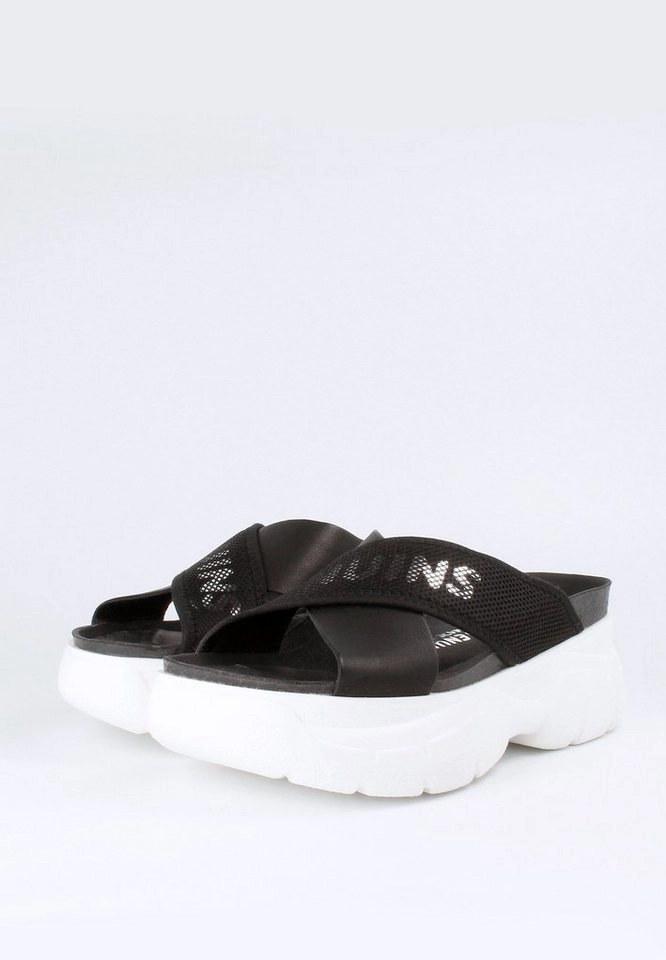 GENUINS »Dixy Capsule 90s Black&White« Pantolette