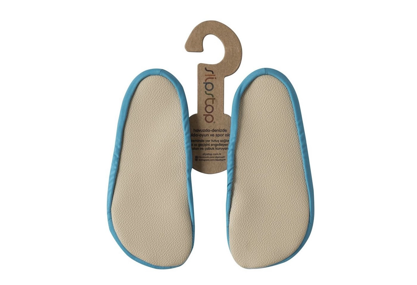 Slipstop »Slipstop Neon Blue J. Rutschfeste Kinder Schuhe LSF 50+ Schwimmen Wasserschuhe« Hausschuh