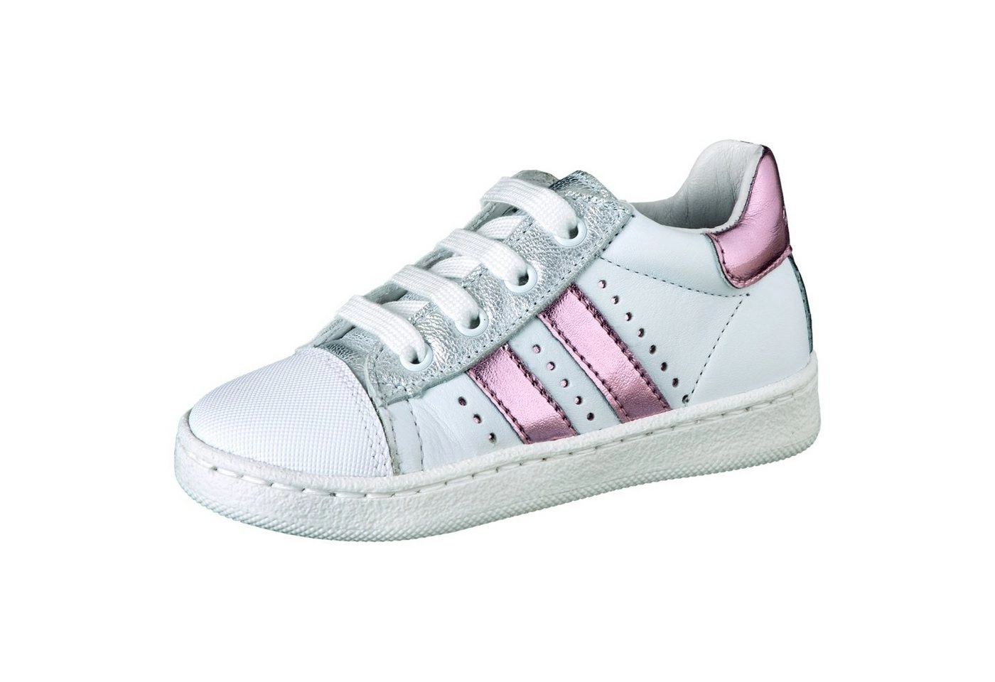 Clic »Clic Lauflernschuhe Schuhe Kinder Leder Weiß 9773« Schnürschuh