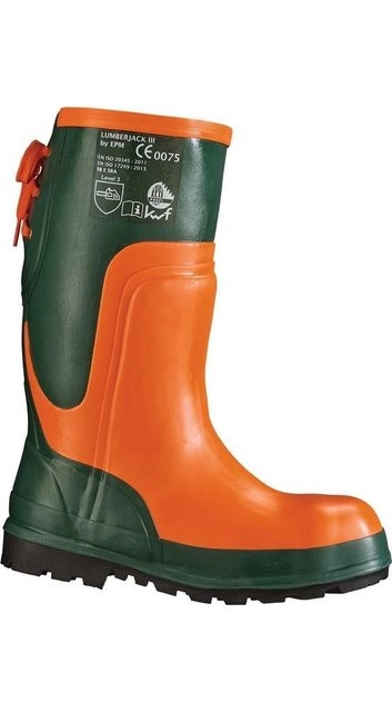 Feldtmann »Forstsicherheitsstiefel Ulme Größe 42 oliv/orange Naturkautschuk SB E SRA EN ISO 20345« Arbeitsschuh