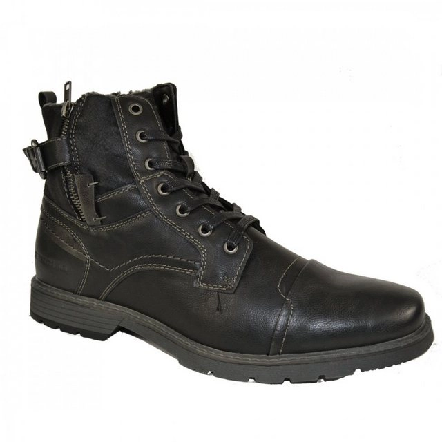 PETROLIO »Warmfutter Boots« Stiefel Schwarz