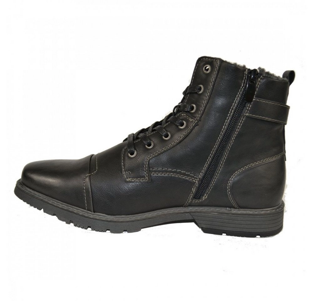 PETROLIO »Warmfutter Boots« Stiefel Schwarz