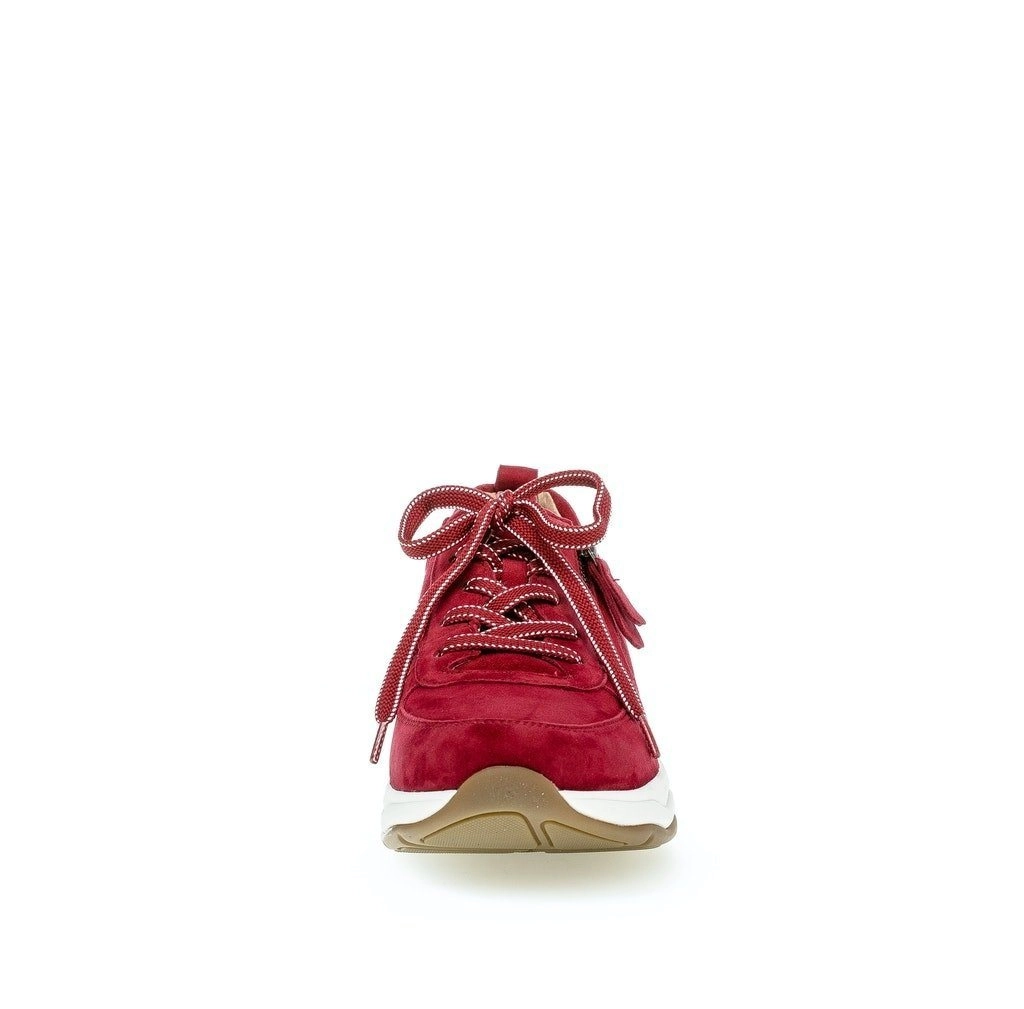 Gabor Comfort »GABOR Rollingsoft Sneaker Rot« Schnürschuh