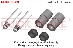 QUICK BRAKE Führungshülsensatz, Bremssattel VW,AUDI,MERCEDES-BENZ 113-1306X