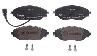 BREMBO Bremsbelagsatz VW,AUDI,SKODA P 85 144X 3Q0698151B,5Q0698151K,8V0698151C JZW698151AT,3Q0698151B,5Q0698151K,8V0698151C,JZW698151AT,3Q0698151B