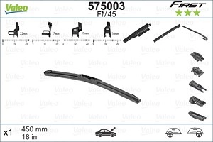 VALEO Scheibenwischer VW,AUDI,BMW 575003 1332162,1713250,1714323 6X0955425D,6X0955425D