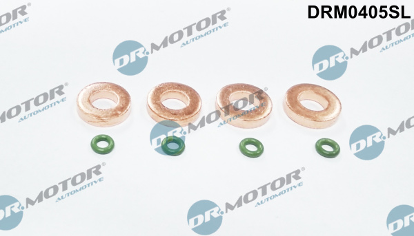 DR.MOTOR AUTOMOTIVE Dichtungssatz, Einspritzdüse RENAULT,NISSAN,DACIA DRM0405SL