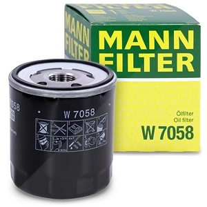 MANN-FILTER Ölfilter OPEL,FIAT,PEUGEOT W 7058 000110938,110939,1109AK Motorölfilter,Filter für Öl 1109AL,1109AP,1109CA,1109J8,1109J9,1109K2,1109K7