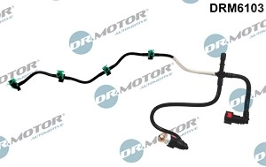 DR.MOTOR AUTOMOTIVE Schlauch, Leckkraftstoff FORD,FIAT,PEUGEOT DRM6103 9660645280,1574L4,1574L4  9660645280,9660645280,1574L4