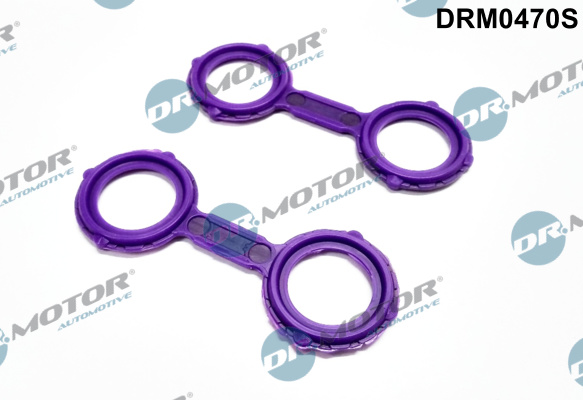 DR.MOTOR AUTOMOTIVE Dichtungssatz, Ölkühler MERCEDES-BENZ,JEEP,CHRYSLER DRM0470S 6421880480,A6421880580
