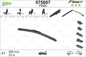 VALEO Scheibenwischer VW,AUDI,MERCEDES-BENZ 575007 4B0955425,4B0955427,8D1955427 1611346580,6423K5,6426XQ,1714322,5024465,1611346580,1611356380,6426KZ