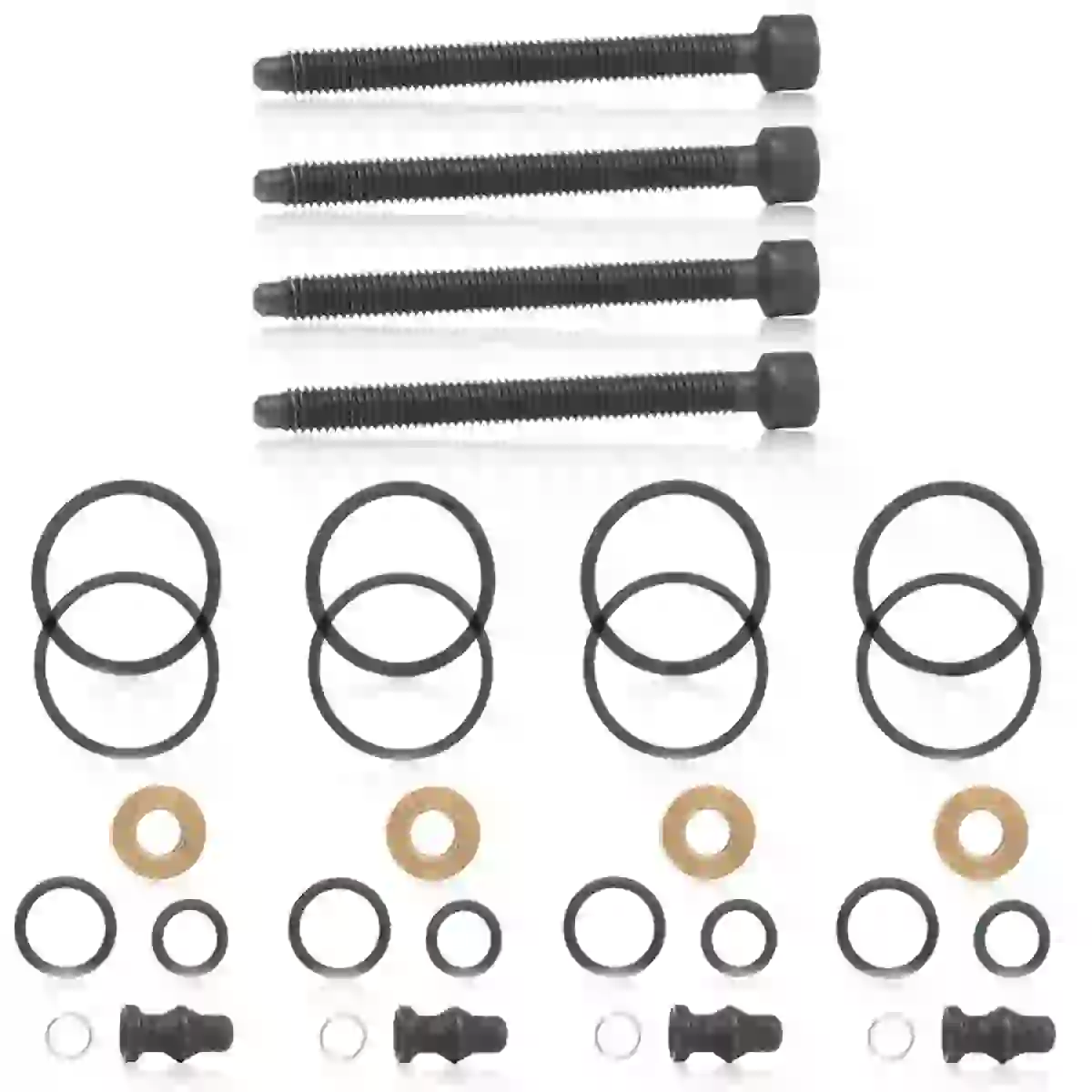 ET ENGINETEAM Dichtungssatz, Einspritzdüse VW,AUDI,SKODA TM0028VR1 038103385A,038198051,038198051A  038198051B,038198051C