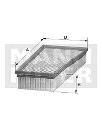 MANN-FILTER Luftfilter FIAT C 25 044 52072078 Motorluftfilter,Filter für Luft