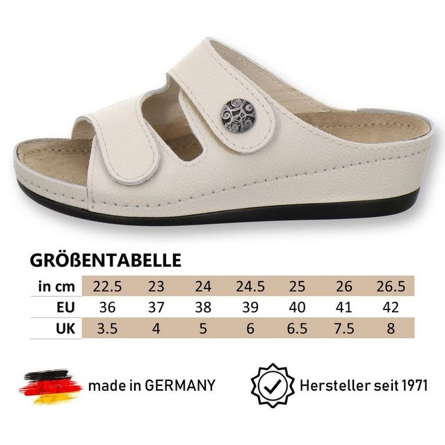 AFS-Schuhe »2095H« Keilpantolette für Damen aus Leder - Hallux Valgus, Made in Germany