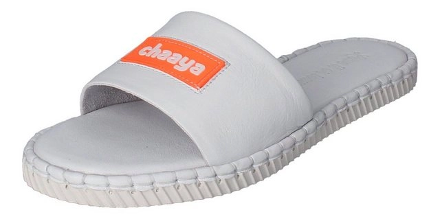 Chaaya »MADHOO NAPPA NEON CHA20-002« Keilpantolette White Orange
