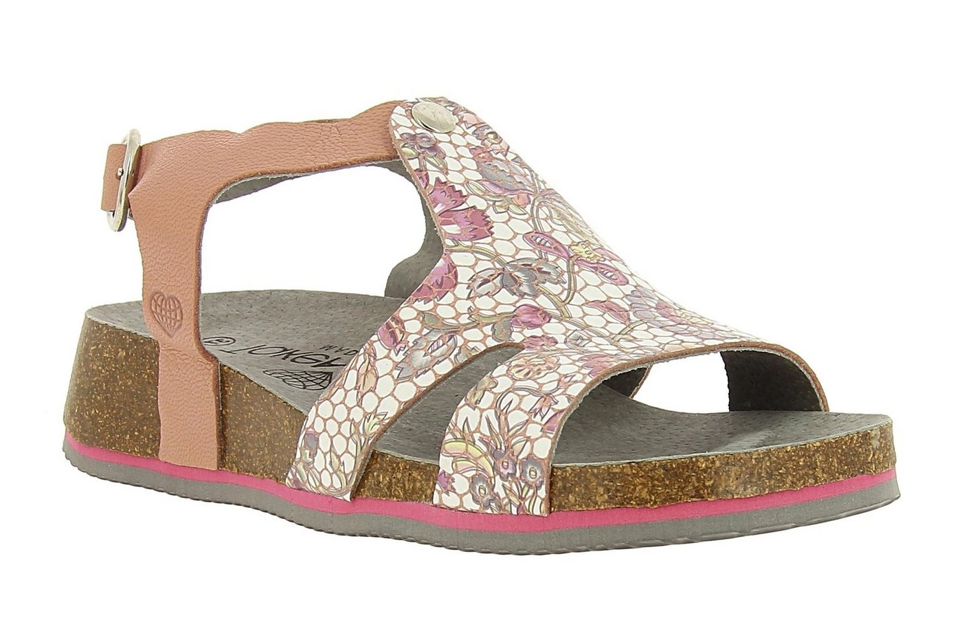 TakeMe Shoes »Damen Leder Sandale mit Korkfußbett« Sandale