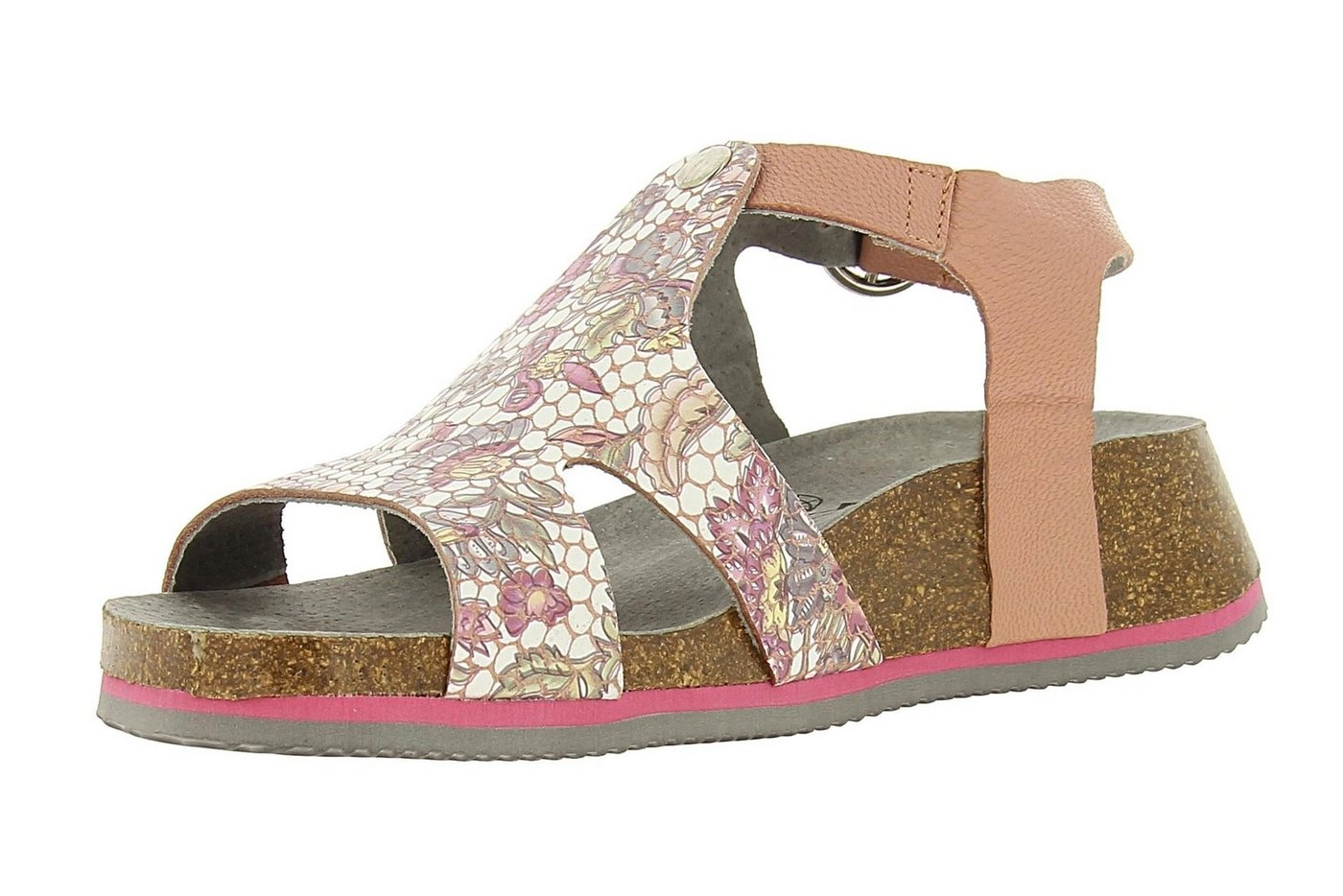 TakeMe Shoes »Damen Leder Sandale mit Korkfußbett« Sandale