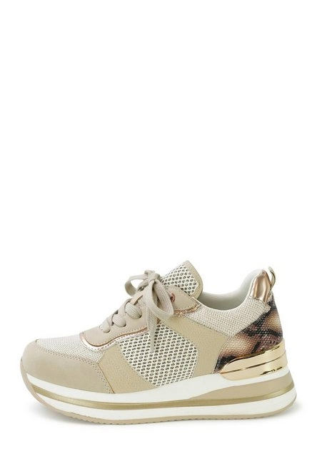 Lady Glory »VITA« Sneaker mit ausgefallenem Schlangenmuster