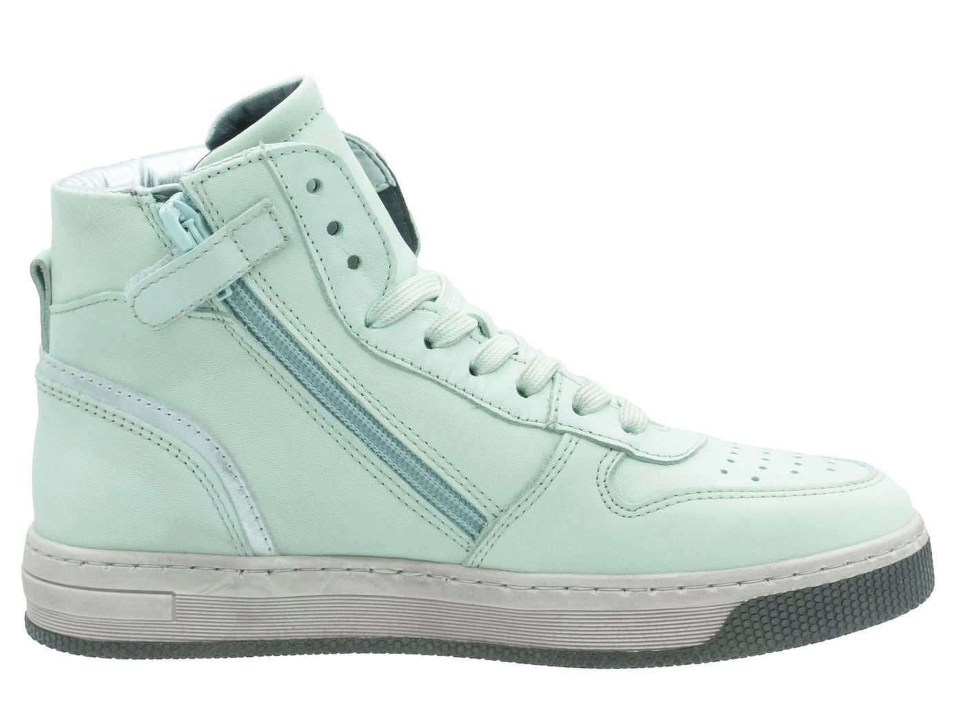 Hip Shoes Style »HIP hohe Sneaker H1301 Unisex-Kinder Leder Grün« Sneaker